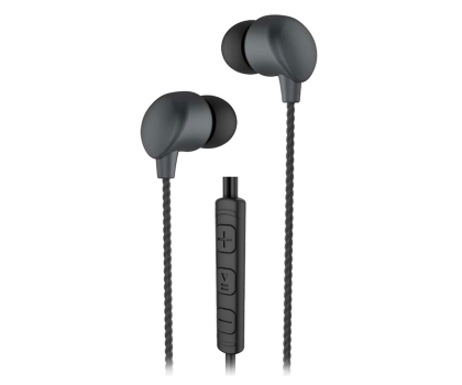 Słuchawki bezprzewodowe Audeeo Metallic Wired Earphones 2 (czarne)